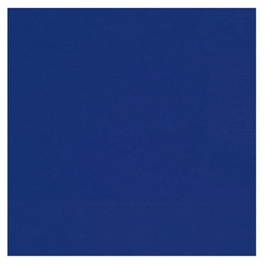 6.5" x 6.5" Disposable Deep Navy Paper Napkins, 75 Count, by Way To Celebrate