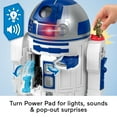 thumbnail image 6 of Imaginext STAR WARS R2-D2 Toy with Lights Sounds & C-3PO Diecast Character Key for Kids, 6 of 9