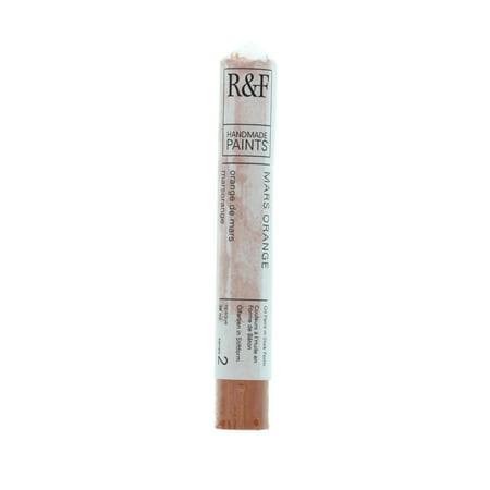 UPC: 0836943005228 | R&F Handmade Paints Pigment Stick  38ml  Mars Orange