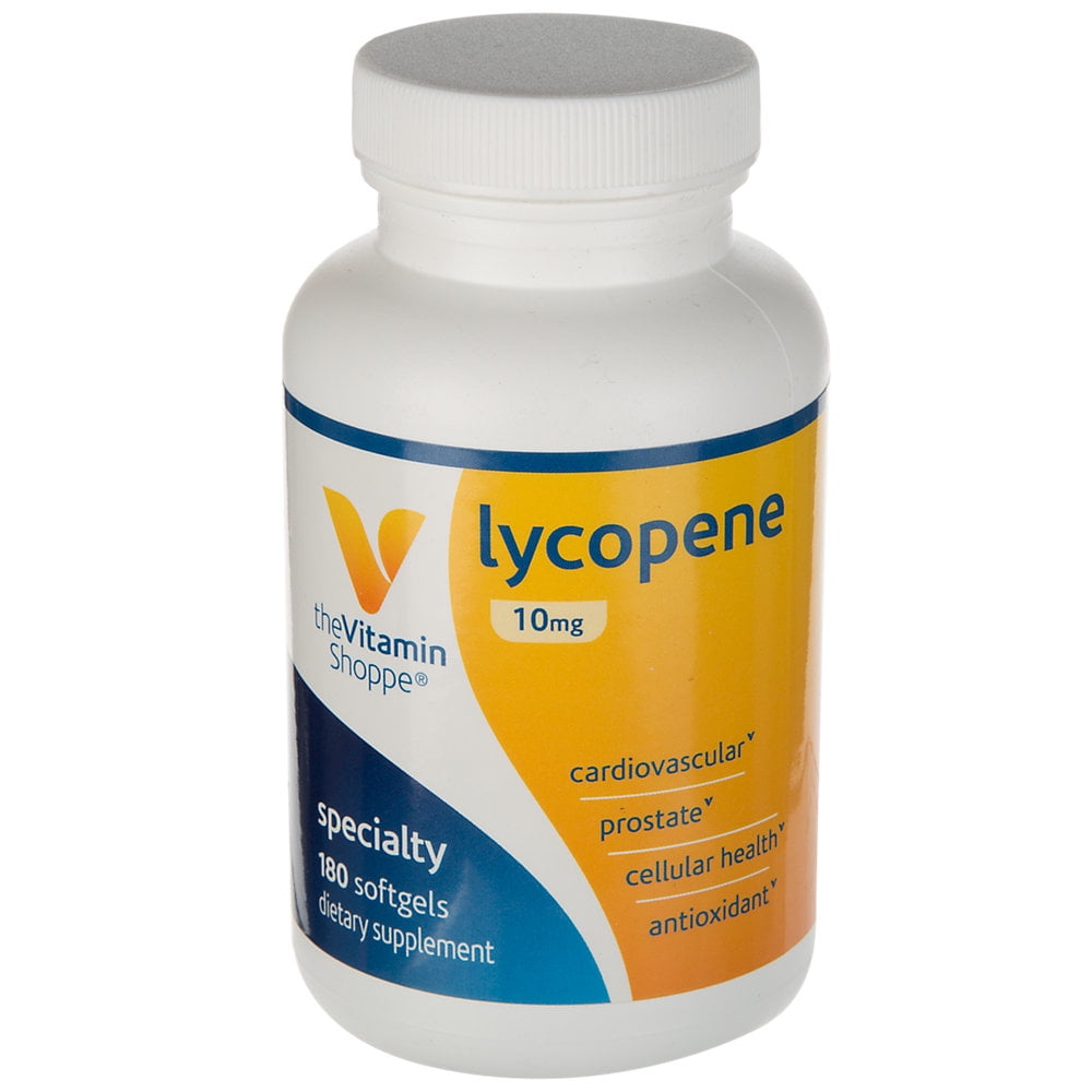 The Vitamin Shoppe Lycopene 10MG, Antioxidant that Supports