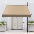 thumbnail image 3 of Denest Patio Awning Retractable Awning Sunshade Shelter 6.5-10ft Height Adjustable, 3 of 21
