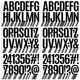 thumbnail image 1 of Stickers de letras Metsyth 520 piezas, vinilo negro impermeable de 3", 1 of 8