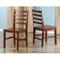 thumbnail image 6 of Winsome Hamilton Ladder- Back Dining Chairs, 2-Pc Set, Walnut Finish, 6 of 7