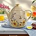 thumbnail image 3 of Bee Sweet 32 oz. 3-D Beehive Teapot Ceramic,Multi Colored, 3 of 4