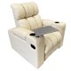 thumbnail image 2 of Sillon Reclinable Reposet con mesa y portavasos para cinema en casa en tactopiel Uso rudo Sine Sillon reclinable reposet minimalista, 2 of 3