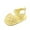 Yellow, variant on Otqutp Kids Comfort Sandals Baby Toddler Girls PU Leather Soft Open Toe Summer Sandals Flower Princess Flat Shoes for Summer 0-12 Months