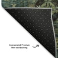 thumbnail image 5 of Addison Rugs Mayfield Premium Machine Washable Traditional Medallions Teal Rectangle Rug, 3' X 5' Machine Washable Traditional Medallions Teal Oversized Sherpa Throw Blanket, 5 of 6