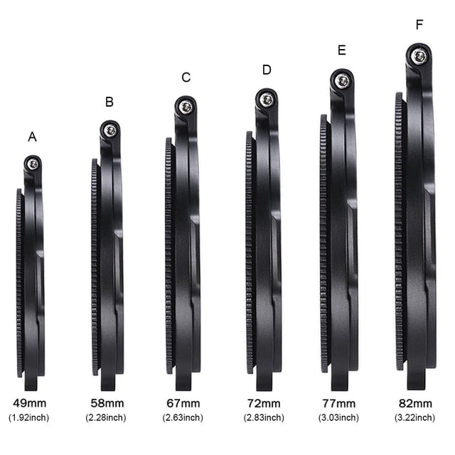 pitrice DSLR Camera Filter Brackets Portable Professional Camcorder Lens Rapid Flip Holder Adapter Rings Converter Cameraman Equipment 67mm