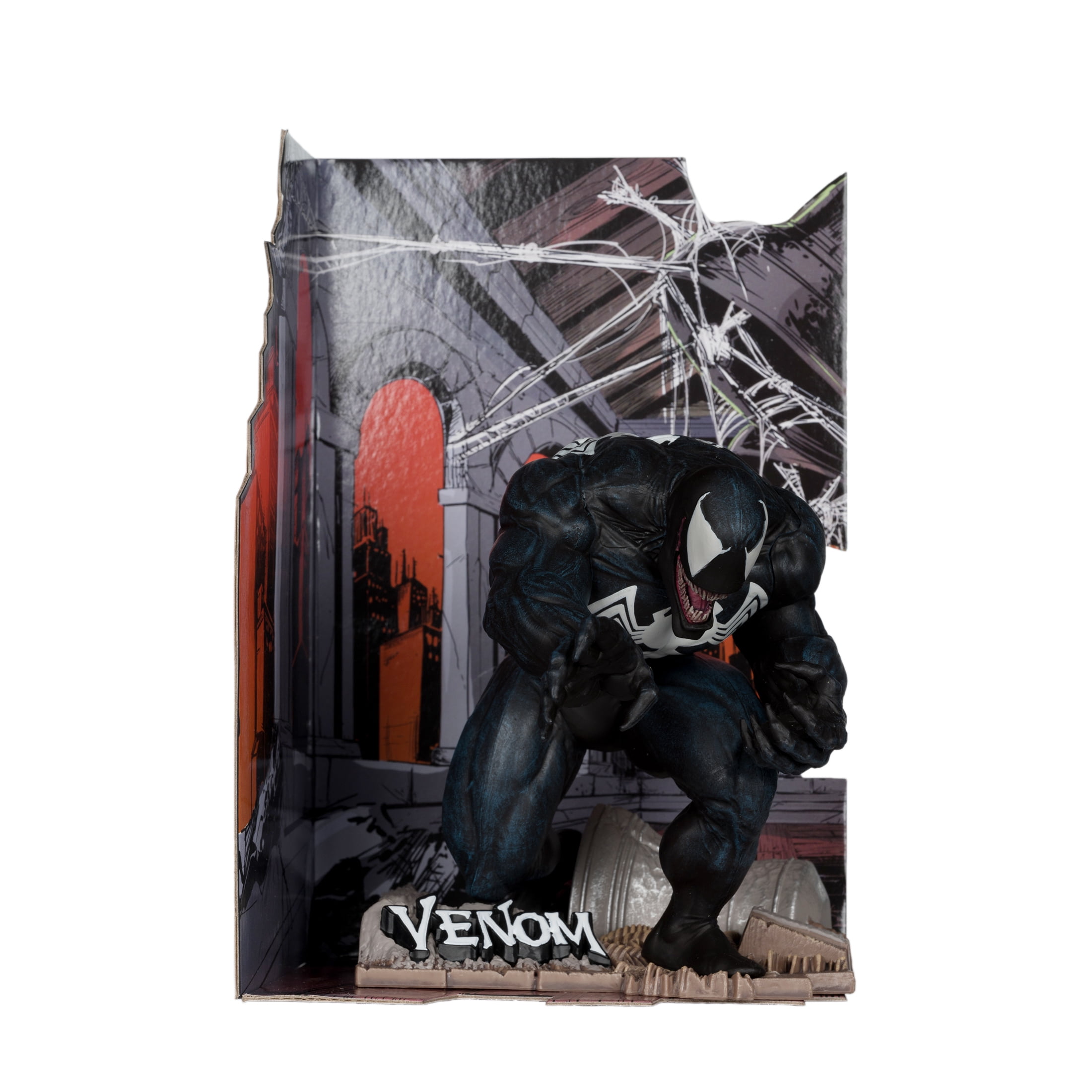 Venom (The Amazing Spider-Man #316)  1:10th Scale Collectible Figure w/Scene - McFarlane Toys