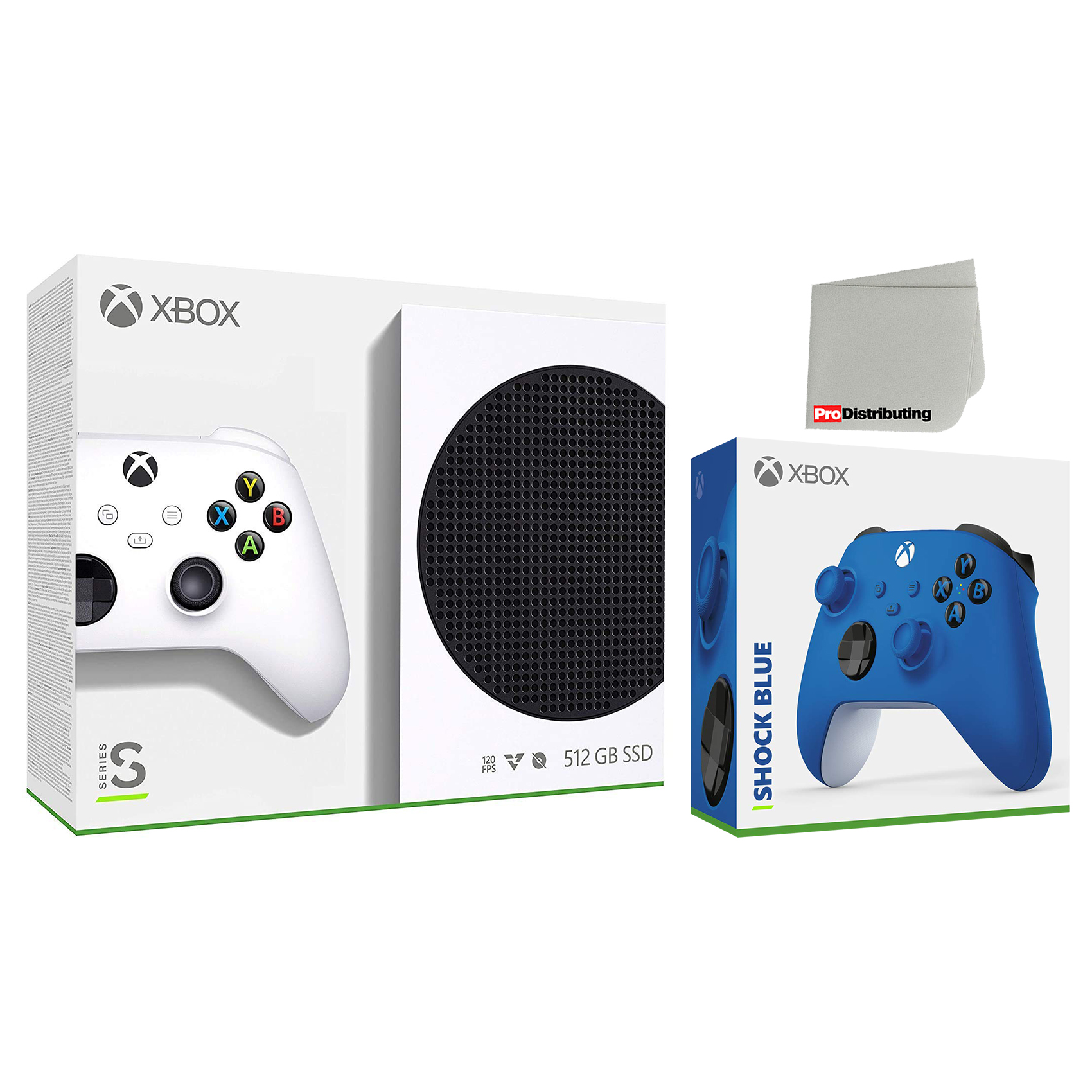 S With 2 Controllers Microsoft S 512GB Video Game Console – White