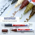 thumbnail image 3 of 5ML Waterproof Tile Grout Pen,White Grout Restorer Marker, Tile Wall & Floor Grout Repair Pen, Ceramic Tile Grout Filler, Waterproof Grout Marker, Tile Gap Color Repair Pen Touch-Up Tool(Dark Gray), 3 of 8