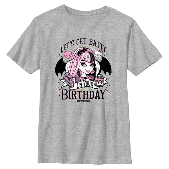 Boys Monster High Let's Get Batty Draculaura T Shirt