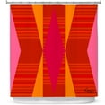 thumbnail image 1 of Shower Curtains 70" x 73" from DiaNoche Designs by Ruth Palmer - Orange Pink and Yellow VI, 1 of 1