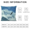 thumbnail image 5 of Orinice Bird Sky Mountain Graphic Decorative Throw Pillow Cover for Home Couch Living Room Bed Sofa, Zipper Closure, 1PC 18x18in, 5 of 5