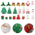 thumbnail image 4 of Arborister 23pcs Christmas Miniature Figurines Resin Figurines Xmas Party Favors Gifts Random Style, 4 of 10