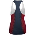 thumbnail image 2 of Baseball League Navy Blue and Scarlet All Over Womens Work Out Tank Top Multi MD, 2 of 2