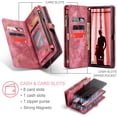 thumbnail image 3 of Samsung Galaxy S23 Ultra Wallet Case,Zipper Folio Leather Case Wallet with Card Holder Strap Wristlet Detachable Magnetic Protective Back Case for Samsung Galaxy S23 Ultra 5G 6.8 Inch, 3 of 6