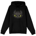 thumbnail image 5 of How to Train Your Dragon Toothless Head Vector Graphic on Black Adult Hoodie-Small, 5 of 7