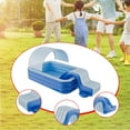 thumbnail image 5 of colaxi Inflatable Pool Slide Inflatable Play Center for yard blue and White, 5 of 9