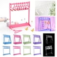 thumbnail image 2 of Cute Earring Rack Holder Coat Hangers Stand  Earring Closet Acrylic Earring Display Stand Earrings Organizer Ear Stud Holder, 2 of 7