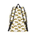 thumbnail image 6 of Rocae Leopard Print for Durable Canvas Backpack Leisure Large Bag Travel Rucksack Multi-function Backpack Medium, 6 of 8