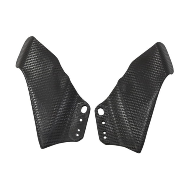 trasera de la motocicleta espejo fijo reemplazo de fija es fácil de instalar modificación 1 par lateral de alerón
