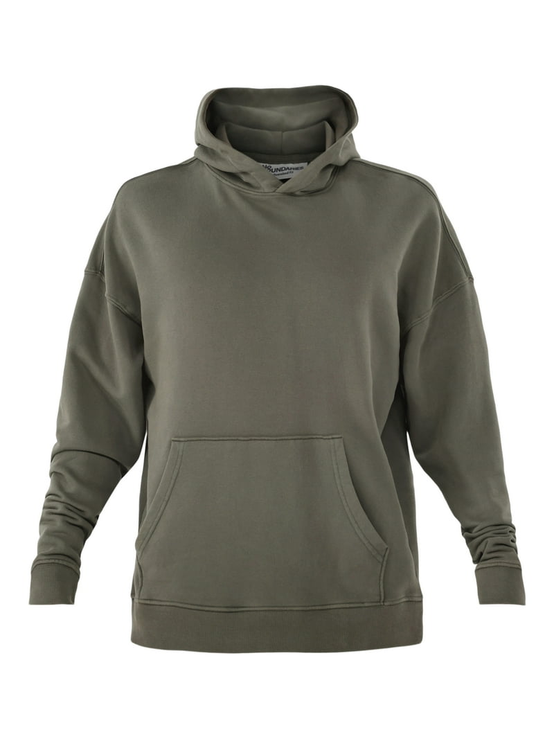 No Boundaries All Gender Oversized Fleece Hoodie Sweatshirt, or 2-Pack,  Men's