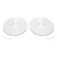 thumbnail image 2 of 2 almohadillas de electrodos de tela no tejida para el pecho, para máquina de fisioterapia eléctrica TENS, 16 cm (6,3 pulgadas), 2 of 14