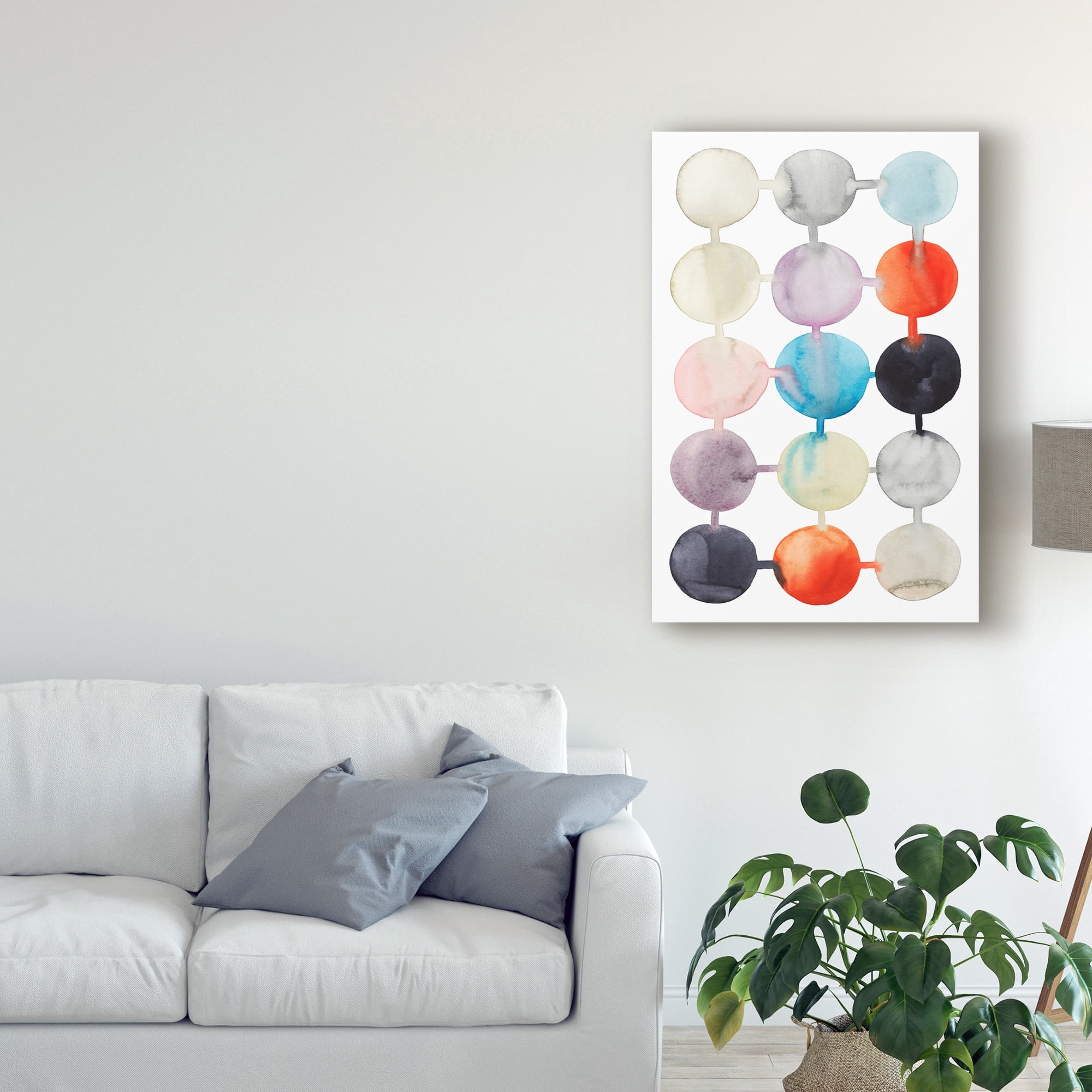 Trademark Fine Art 'Connect the Dots I' Canvas Art by Grace Popp