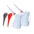 thumbnail image 1 of S SERENABLE Oil Measuring Container Leakproof Oil Funnel Set with Cap with Spout Vehicle 2 Jug 2 Funnel, 1 of 9