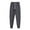 Dark Gray, variant on Mens Sweatpants Solid-Color Casual Loose Sports Work Pants With Drawstring Pockets And Elastic Waistband Long Trousers Green,M