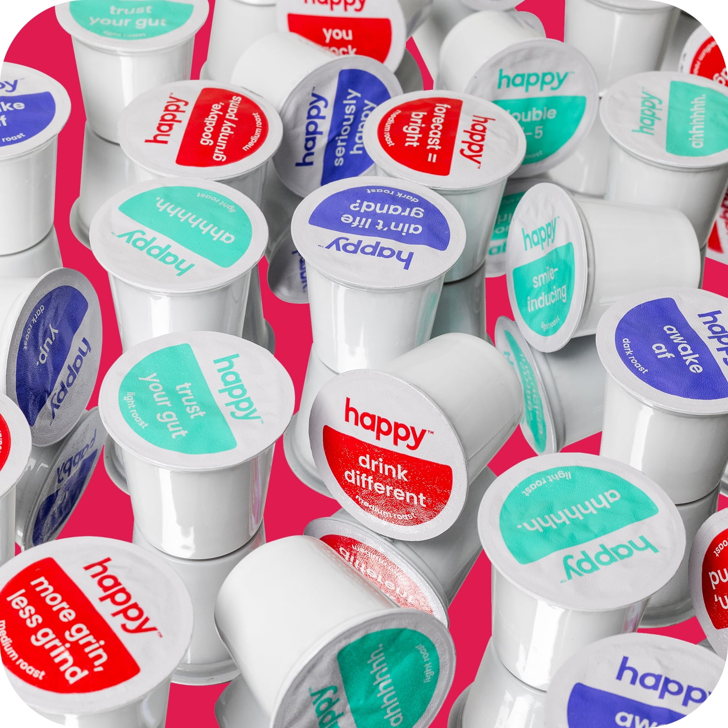 happy coffee pods 22ct medium