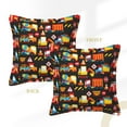 thumbnail image 3 of Bingfone Decorative Pillow Covers 18"X18" Construction Truck Couch Pillow Cases Modern Farmhouse Covers For Couch Sofa Bed, 3 of 9