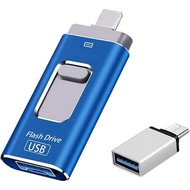 Clé USB 1 To pour iPhone USB 3.0 Memory Stick 1000 Go Jump Drive Thumb  Drive Photo Stick pour iPhone, Type c, 