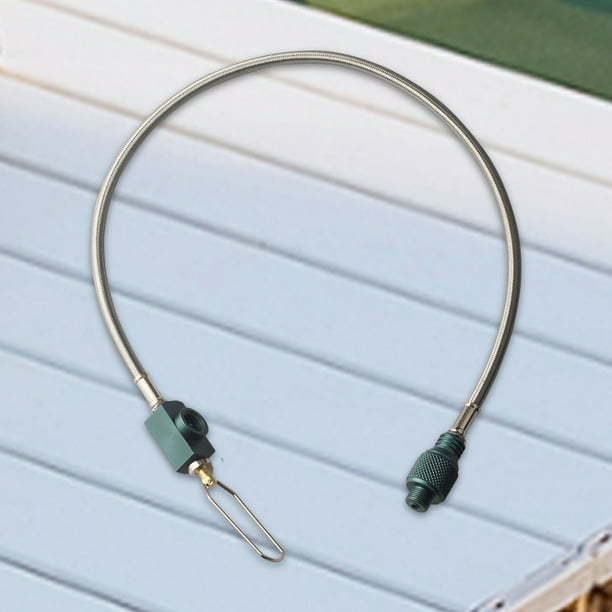 Tubo De Extensión Línea de conexión de tanque de gas de 58 cm / 108 cm Línea de extensión de gas plana para acampar al aire libre Tmvgtek Libre de BPA