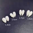 thumbnail image 3 of Colmillos de dientes de vampiro, accesorios de dentadura, accesorios de disfraz de Halloween, dientes falsos, pegamento sólido, adhesivo para dentadura, decoración de fiesta de Halloween, 1 par, 3 of 4