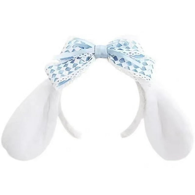 Diadema de felpa con forma de horquilla para niñas