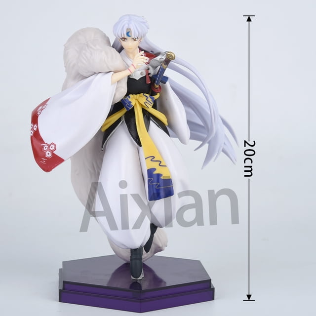 20cm Anime Inuyasha Figure Inuyasha Kikyō Sesshoumaru Higurashi Kagome PVC Action Figure Model Toys Collectible Model Toy Gift
