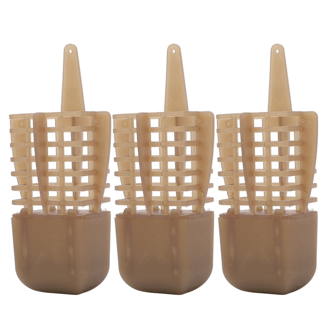 Dispositivo de anidación de pesca de carpa, jaula de anidación de Punto Fijo de estilo europeo, alimentador de nido, 80g, 3 uds. YUNYI BRAND Deportes