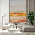 thumbnail image 3 of Idea4wall 2pcs Desert Sunset Warm and Inviting Landscape Wall Murals, Removable Self-Adhesive Stick Wallpaper Large Wall Stickers for Home Decorative, 48"x120", 3 of 5