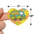 thumbnail image 4 of Scooby-Doo The Mystery Machine Heart Shaped Planner Calendar Scrapbook Craft Stickers, 4 of 4