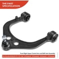 thumbnail image 4 of A-Premium Front Right Upper Control Arm, with Ball Joint & Bushing, Compatible with Dodge Charger 2006-2020, Challenger 2008-2020, Magnum 2005-2008, Chrysler 300 2005-2020, RWD, Replace # K620178, 4 of 9