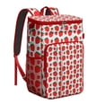 thumbnail image 1 of Sac à Dos Glacière aux Baies Rouges Fruitées - Sac à Lunch Isolé Étanche de 20 L pour le Collège, la Randonnée et les Road Trips, Léger et Durable, 1 of 5