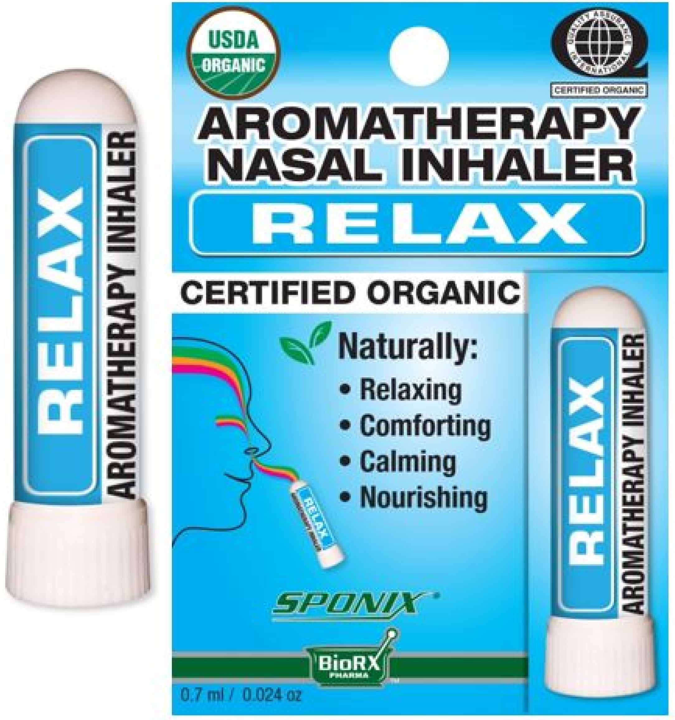 Nasal Inhaler Aromatherapy Relax Made with 100 Pure Therapeutic Grade