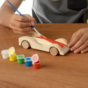 Made by Me Build & Paint Wood Cars, 3 Race Car with Moving Wheels, Boys and Girls, Child, Ages 6+