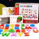 thumbnail image 5 of Gwong Juguete Alfabeto de madera Letras Vegetal Rompecabezas Tarjetas de juego Niños Juguete Educación Earra Gwong 30003569, 5 of 7