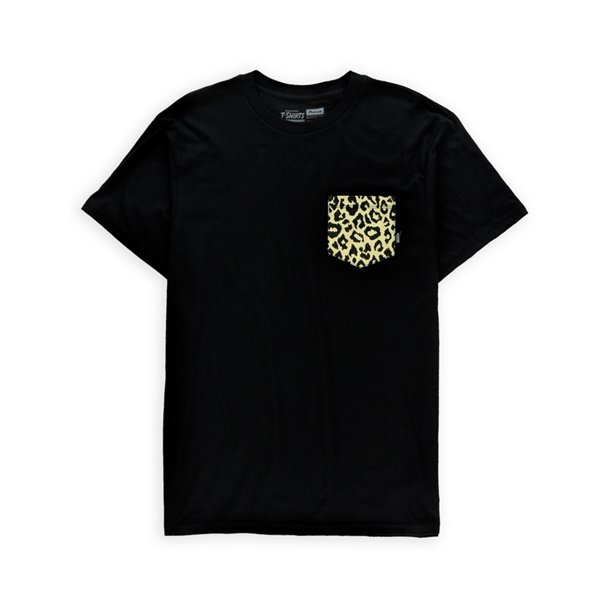 Camiseta adornada Vans Cheetah Pocket para Hombre Negro Mediana
