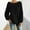 Black, variant on Tittly Women Long Sleeve Tops, Crew Neck Sweatshirts Women, Travel Clothes Women, Sweatshirts for Women Trendy, Crewneck Sweatshirt Multi-color 2XL