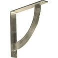 thumbnail image 1 of Ekena Millwork 2"W x 12"D x 12"H Bulwark Bracket, Stainless Steel (2-Pack), 1 of 8