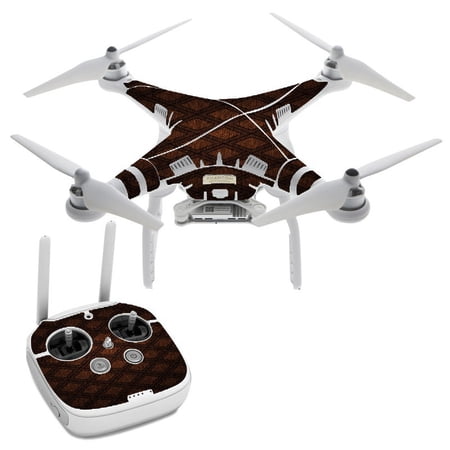 Brown Background DJI Phantom 3 Professional Skin Skins Vinyl Decal Kit